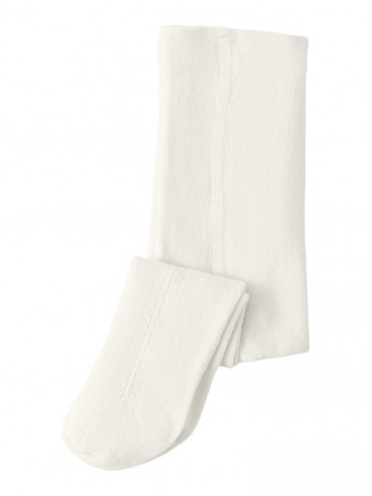 Hanne strømpebukse baby, coconut milk, Lil Atelier