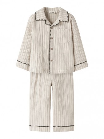 Sage pyjamas, turtledove/mulled basil, Lil Atelier
