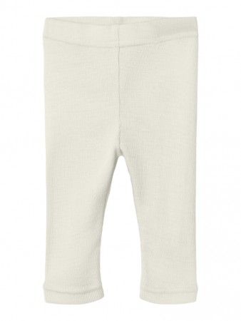 Nalu rib wool leggings baby, turtledove, Lil Atelier