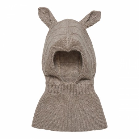 Mini rabbit balaclava, camel, Huttelihut