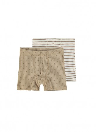 Lolo 2-pack boxers, travertine, Lil Atelier