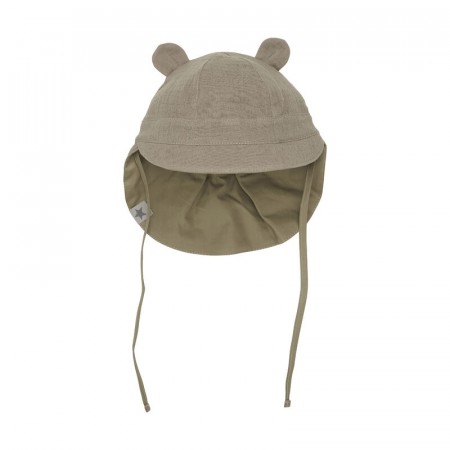 Summerhat ears muslin, silver sage, Huttelihut