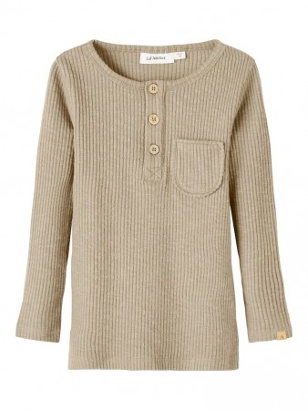 Rajo slim top, chinchilla, Lil Atelier