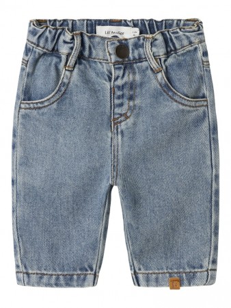 Karole tapered jeans baby, medium blue denim, Lil Atelier