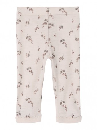 Noel nia wool leggings baby, berry, Lil Atelier