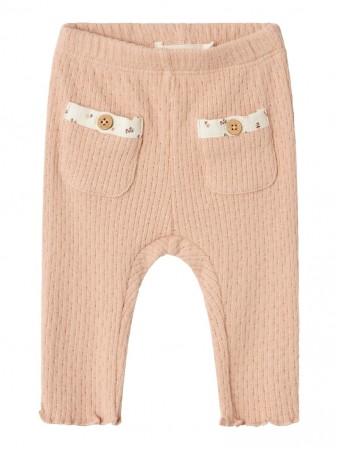 Rea slim leggings baby, rugby tan, Lil Atelier