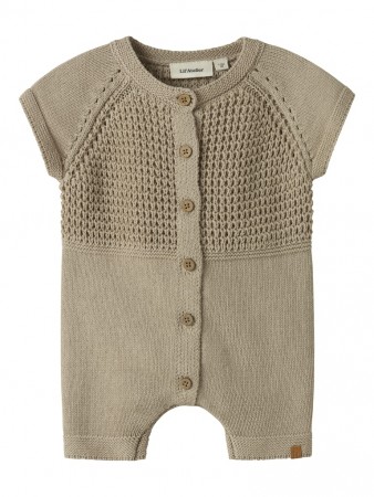 Fifer loose knit suit, Oxford tan, Lil Atelier