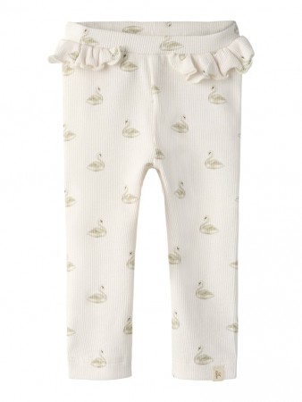 Gavo slim leggings baby, swan, Lil Atelier 
