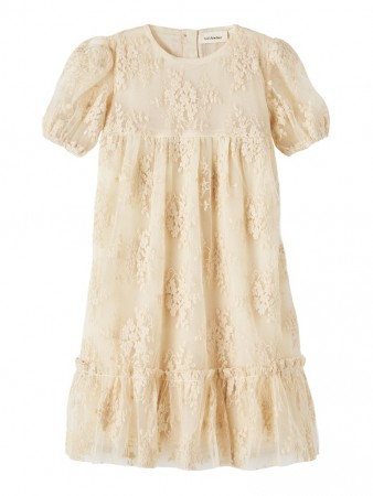 Honja long tulle dress, peyote, Lil Atelier