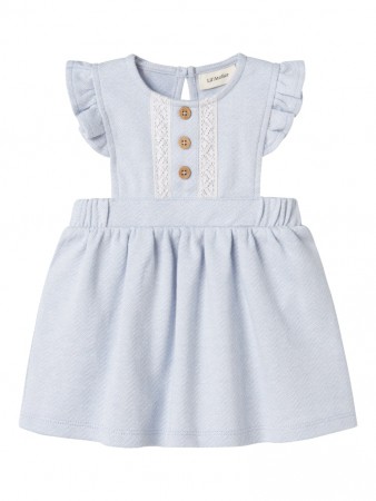 Haddie skirtall baby, zen blue, Lil Atelier