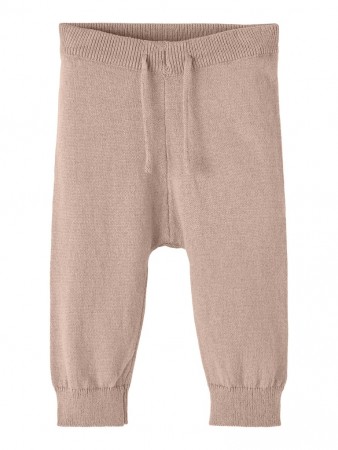 Dija loose knit pant, rose dust, Lil Atelier