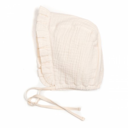 Carrie kyse muslin, off white, Huttelihut