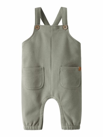 Ilondon loose sweat overall, seagrass, Lil Atelier