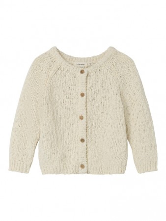 Sally knit cardigan baby, turtledove, Lil Atelier