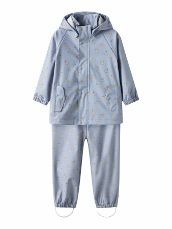 Ladry rain set, zen blue/swan, Lil Atelier