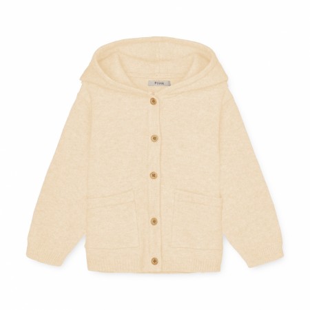 Benna knit jacket, sandshell, Fliink