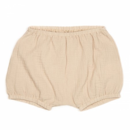 Baggy shorts muslin, camel, Huttelihut