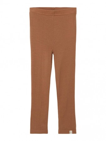 Fable slim wool leggings, cinnamon swirl, Lil Atelier