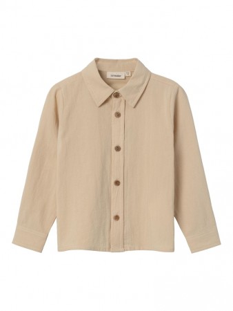 Ruba shirt, wood ash, Lil Atelier