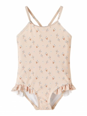 Fiona strap swimsuit, rose dust, Lil Atelier