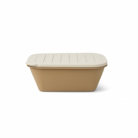 Franklin foldable lunch box, sandy/oat mix, Liewood
