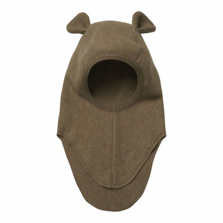 Teddy balaclava cottonfleece, mole, Huttelihut
