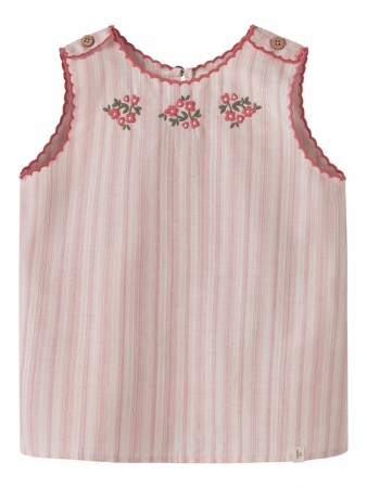 Jera loose top, morganite, Lil Atelier