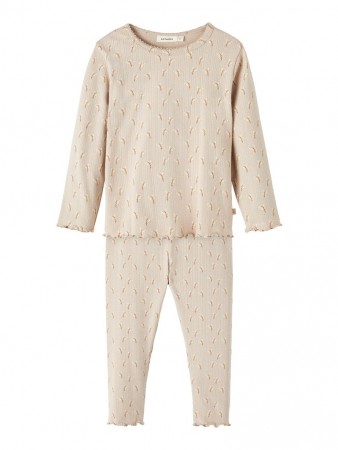 Lola night set, mushroom, Lil Atelier