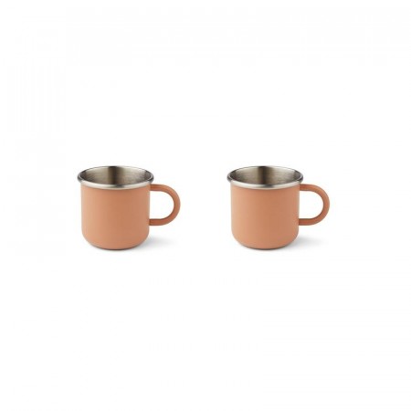 Tommy cup 2-pack stainless steel, tuscany rose, Liewood