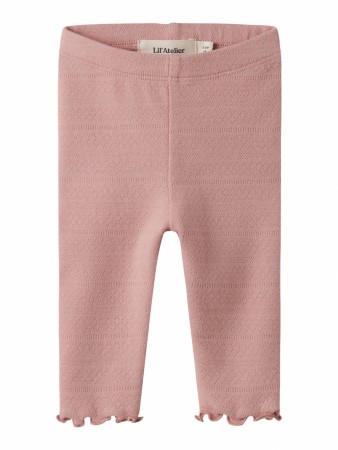 Dimia slim leggings baby, misty rose, Lil Atelier