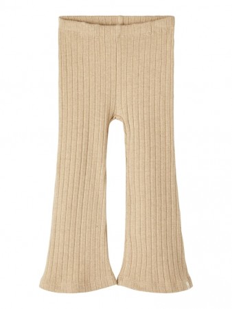 Niva bootcut leggings, warm sand melange, Lil Atelier