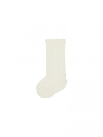 Solaima knee sock baby, turtledove, Lil Atelier