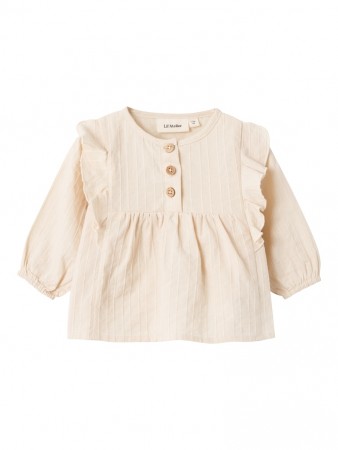 Tiba loose shirt baby, fog, Lil Atelier