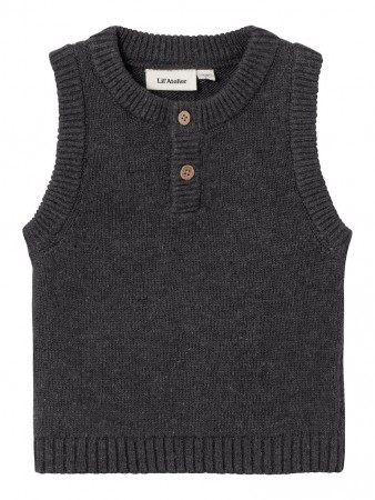 Galto knit vest baby, periscope, Lil Atelier