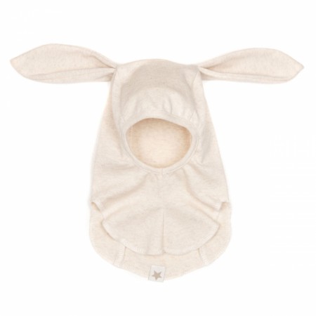 Babybun elefanthut rabbit ears cotton, off white, Huttelihut