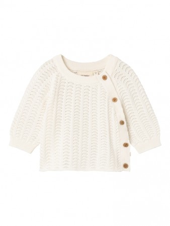 Johanna wrap knit, coconut milk, Lil Atelier