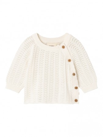 Johanna wrap knit, coconut milk, Lil Atelier