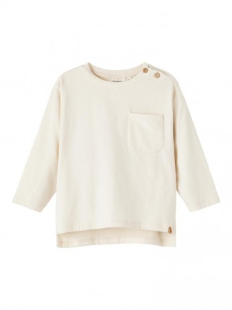 Dello loose top, wood ash, Lil Atelier