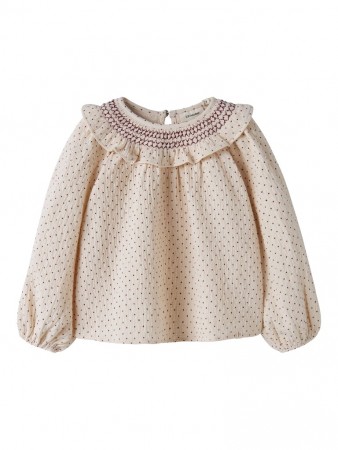 Roa loose shirt, turtledove, Lil Atelier