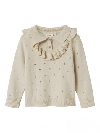 Nakita loose knit, turtledove, Lil Atelier