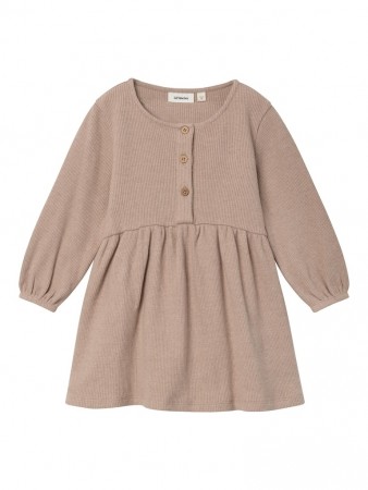 Sophia loose dress, nougat, Lil Atelier