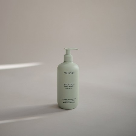 Mushie baby shampoo & shower, green lemon, 400ml