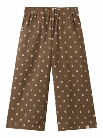 Hulla wide pant, teak, Lil Atelier