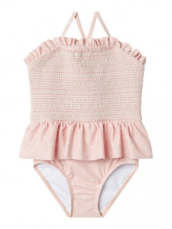 Fiona swim suit, peach whip, Lil Atelier