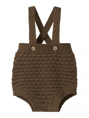 Nobir loose knit bloomers, teak, Lil Atelier