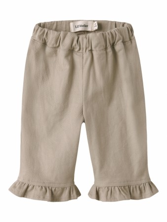 Doreen wide twill pant baby, Oxford tan, Lil Atelier