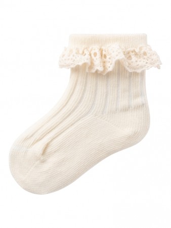 Freja sock baby, turtledove, Lil Atelier