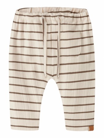 Kaby loose pant baby, turtledove/kangaroo, Lil Atelier