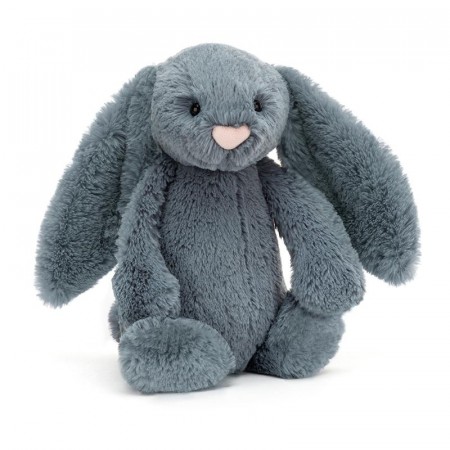 Kanin plysj 31cm bashful, dusky blue, Jellycat