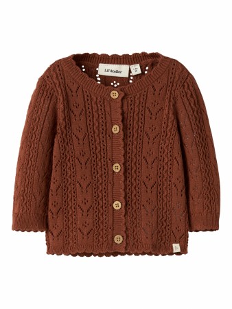 Kajsa knit cardigan, maple syrup, Lil Atelier